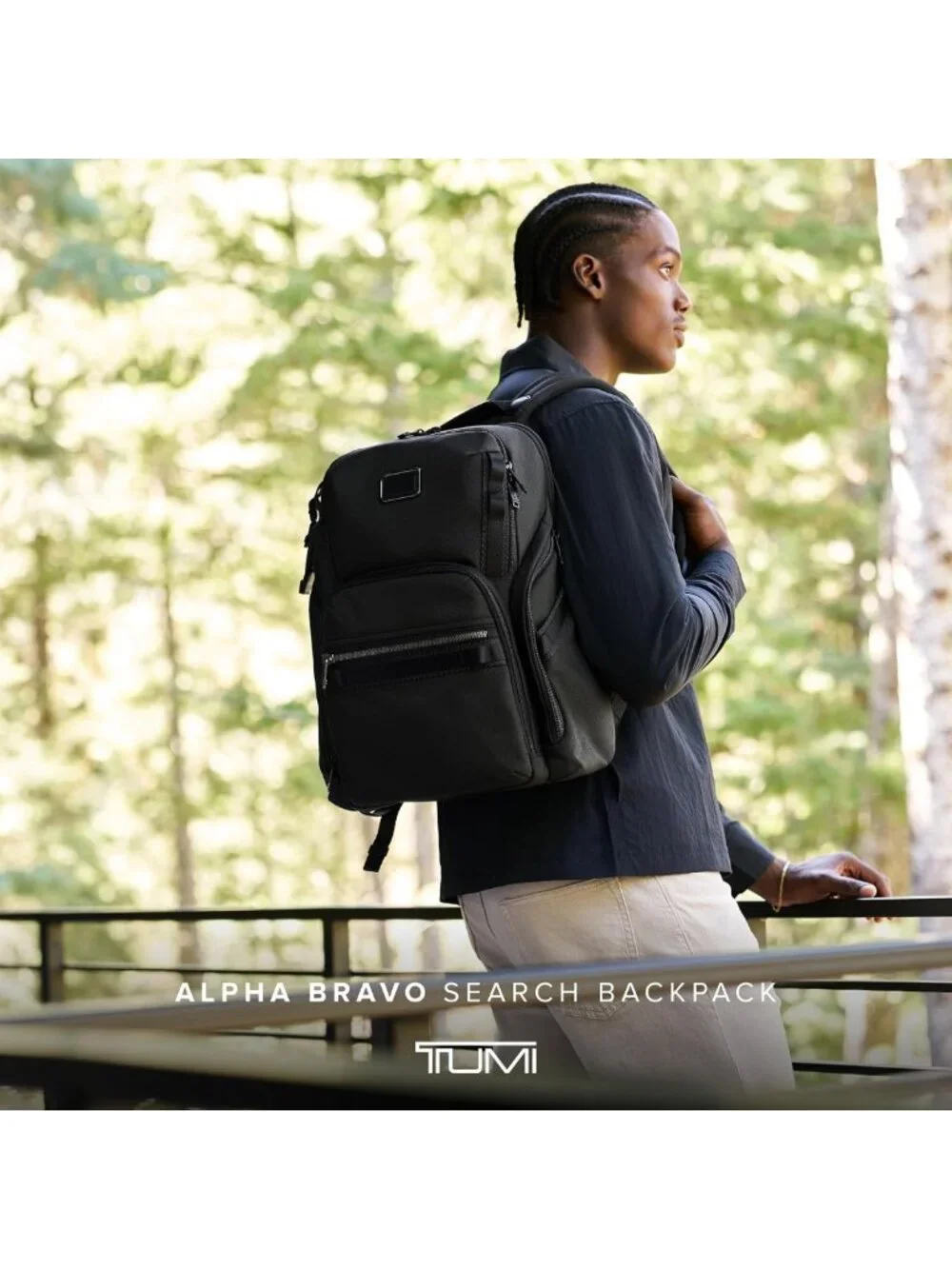 Stylish Black Backpack, 17